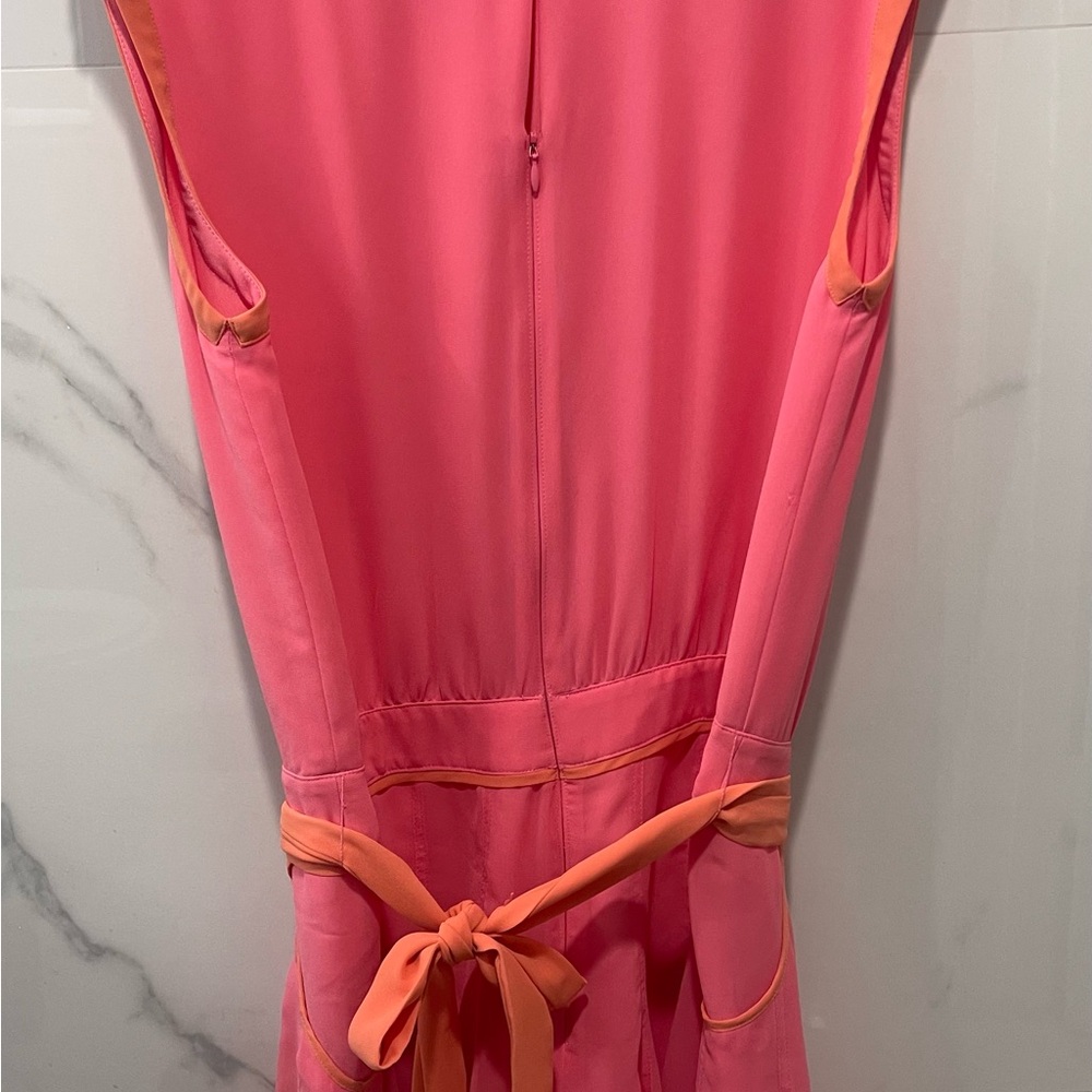 Ted Baker Vibrant Pink and Orange romper with pockets